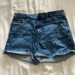 J. Crew High Waisted Jean Shorts